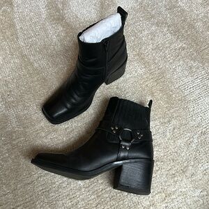 Steve Madden Black Ankle Boots